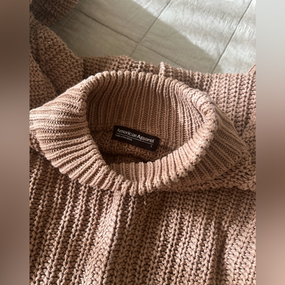Vtg American Apparel Brown Knit